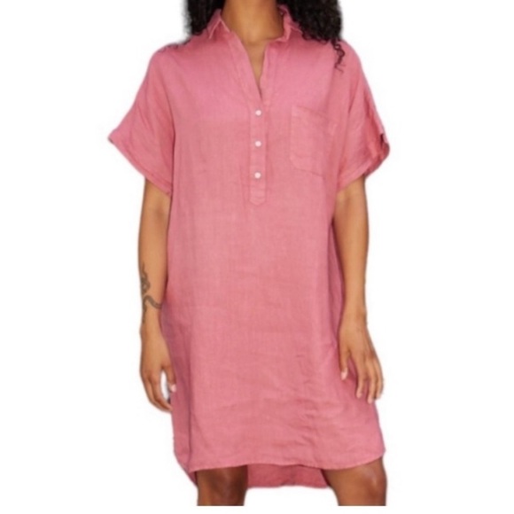 Grayson The Artist Short Sleeve Short Dress Pink Medium - Picture 2 of 6